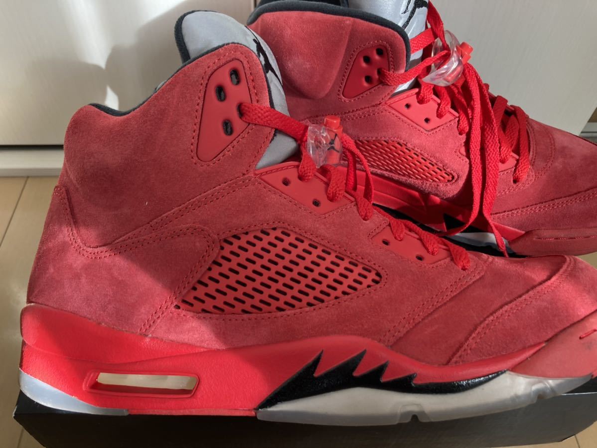 【送料無料 美品 】 エアジョーダン5 NIKE JORDAN 5RETRO ダンク エアマックス エアフォース OG カーマイン AIR JORDAN BRED