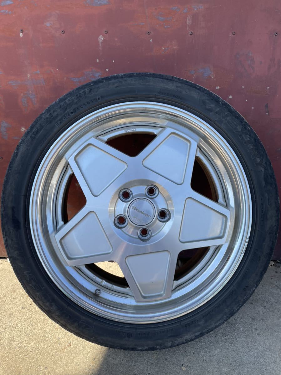 WORK seeker sx ワーク シーカー sx 17インチ 7J+48 215/45R17 タイヤ 