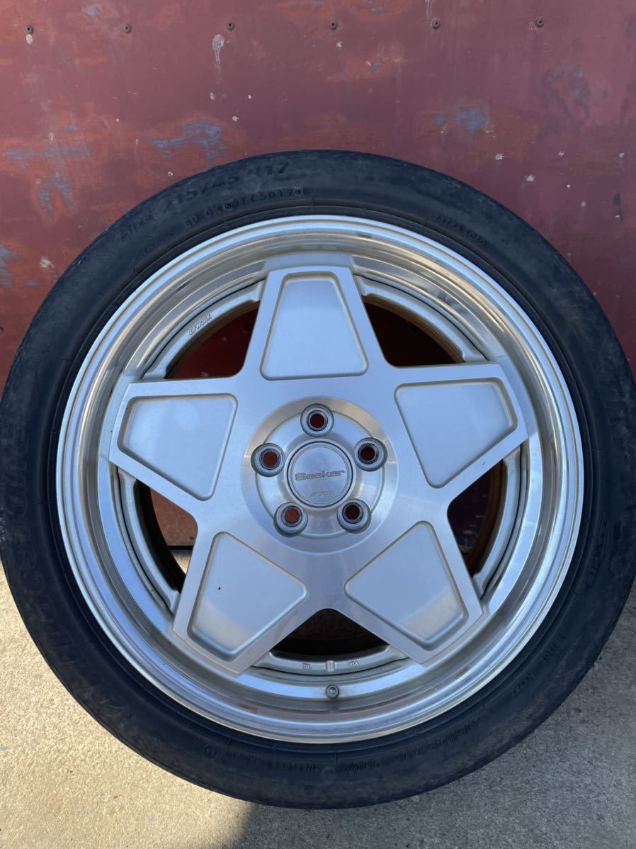 WORK seeker sx ワーク シーカー sx 17インチ 7J+48 215/45R17 タイヤ 