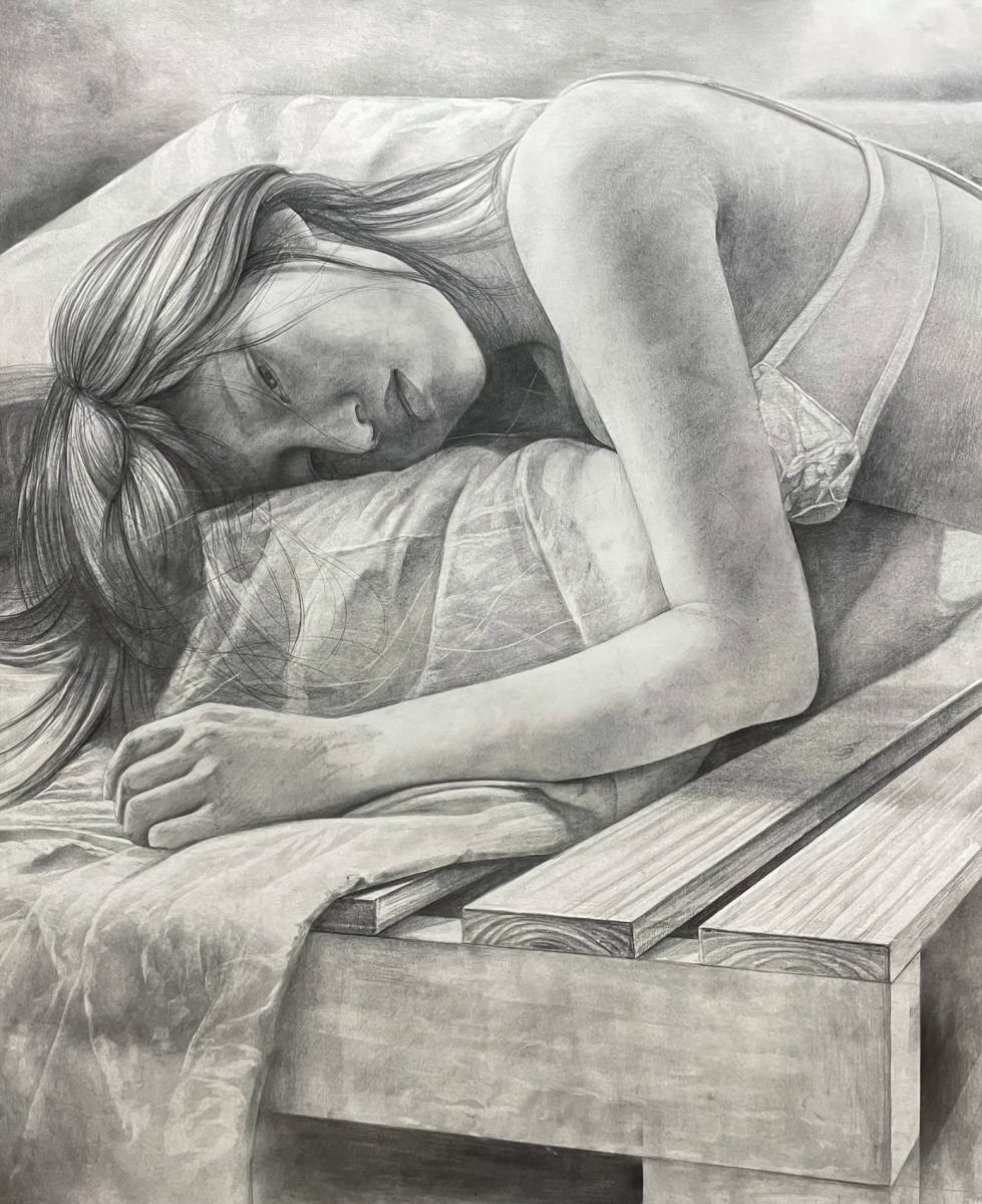 真作 F12号 茅原佳介 写実絵画 鉛筆画 白日会準会員 墨 鉛筆 リアリズム絵画 人物画 日展 油画 人物画 売買されたオークション情報 Yahooの商品情報をアーカイブ公開 オークファン Aucfan Com