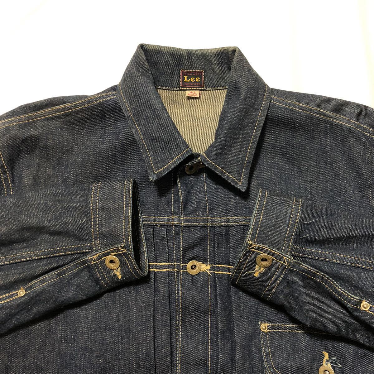 濃紺 Lee リー 101J XL COWBOY カウボーイ Gジャン 1012 大戦モデル 