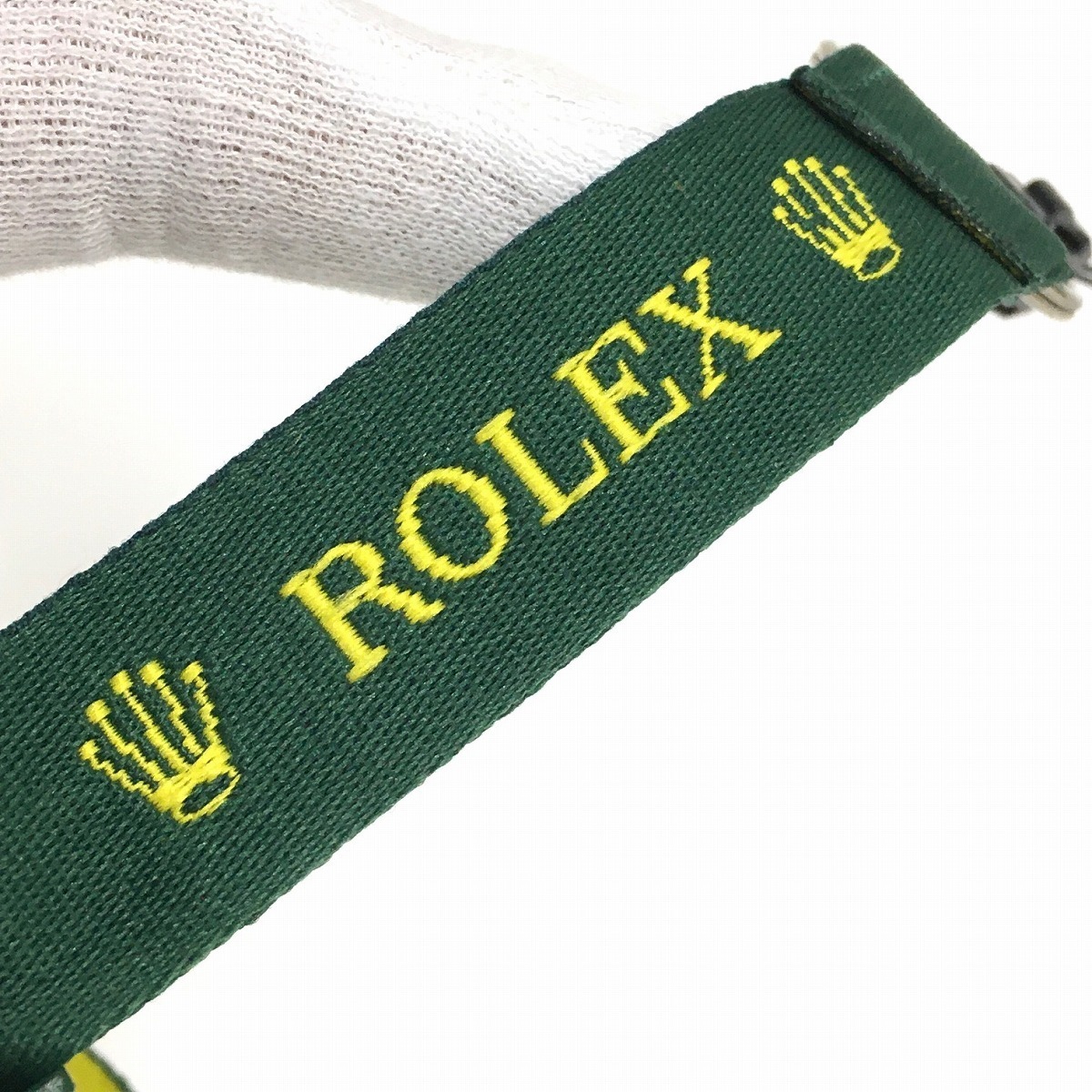 中古】ROLEX 腕時計 ノベルティ ネック ストラップ グリーン 