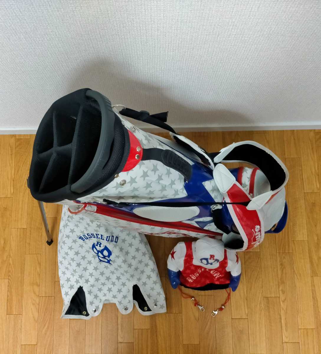 Russeluno キャディバック×アイアンカバーセット