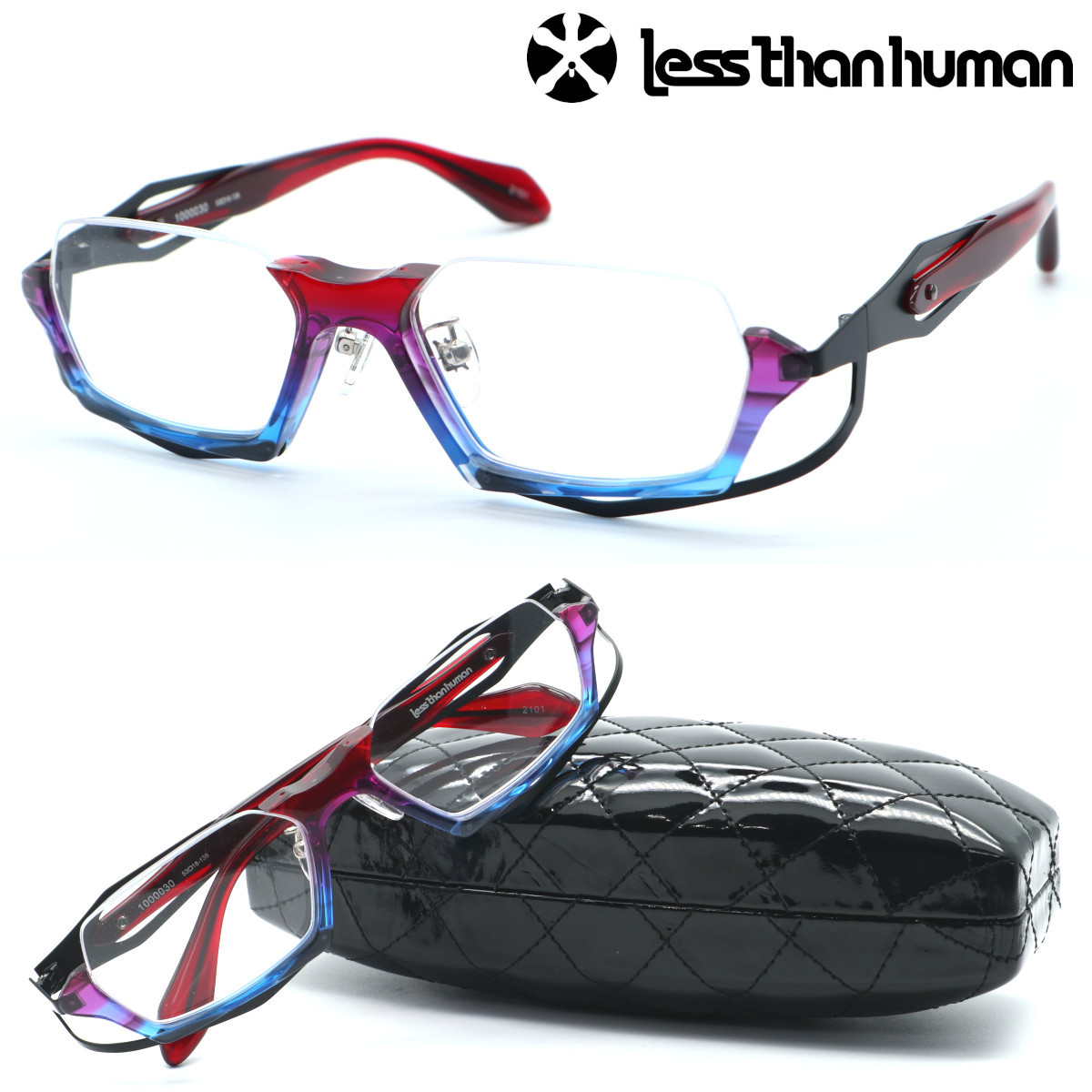 新品・日本製☆less than humanレスザンヒューマン メガネ 1000030 col 