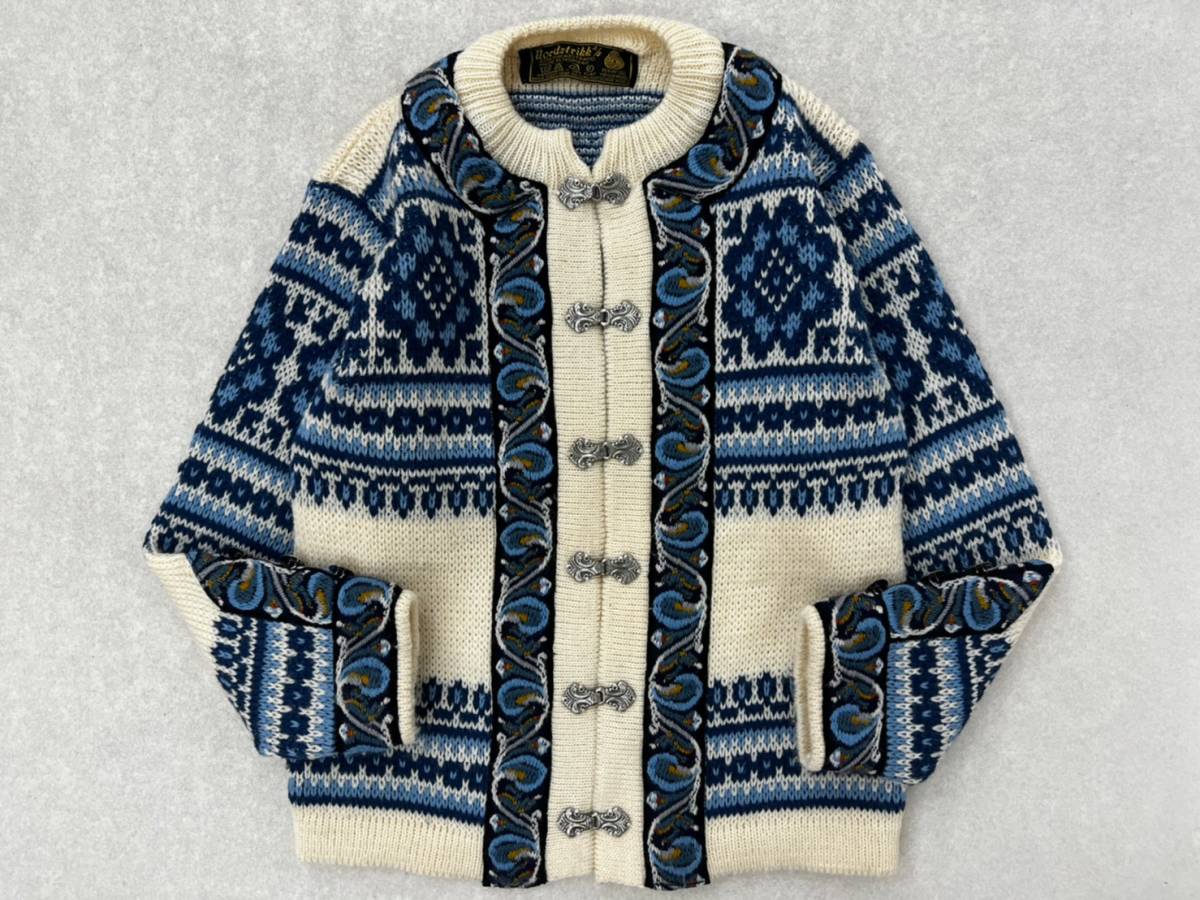 SG812 90s VINTAGE ノルウェー製 Nordstrikk ノルディック柄 ニット