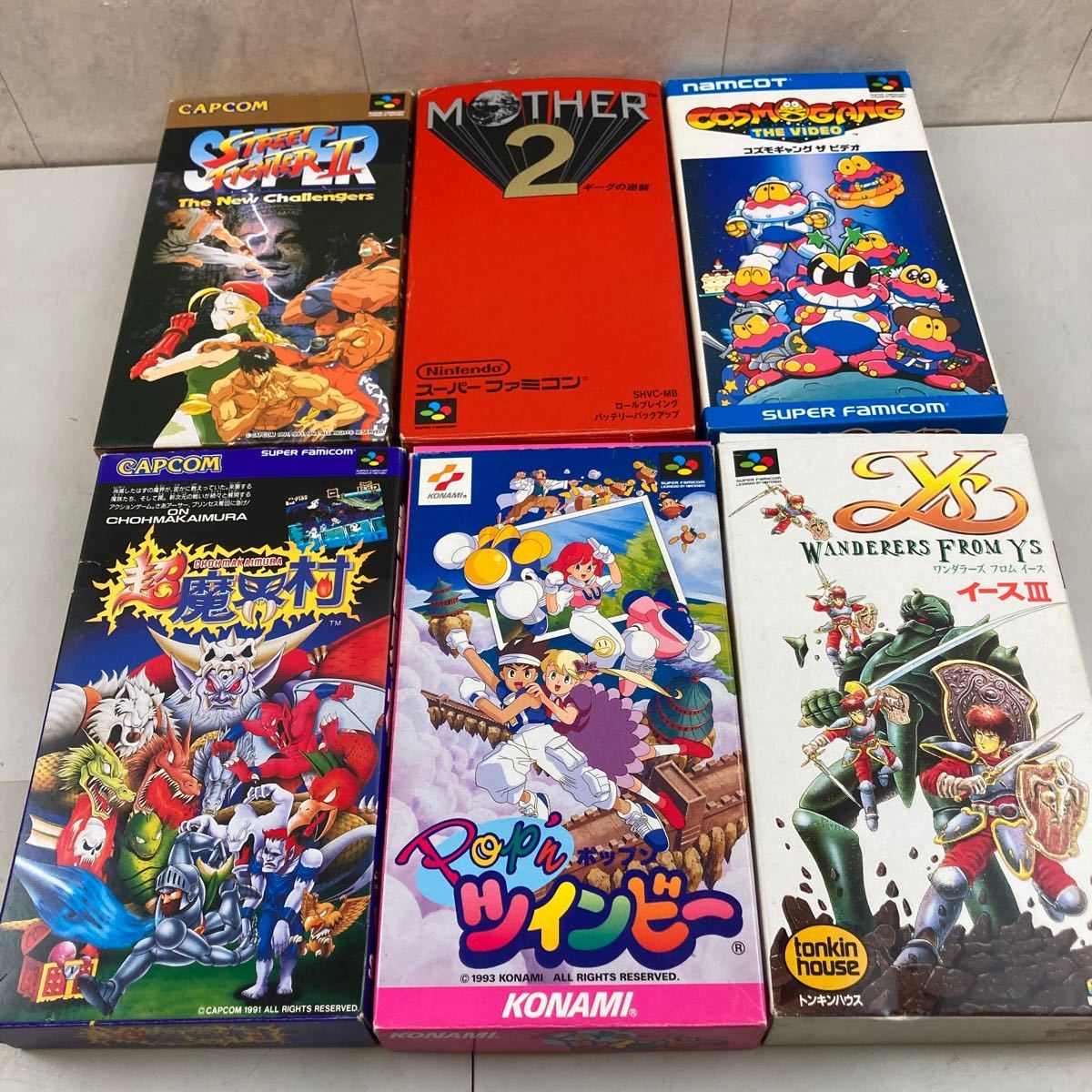 89】スーパーファミコン SFC スーファミ ソフト まとめ売り 箱付き