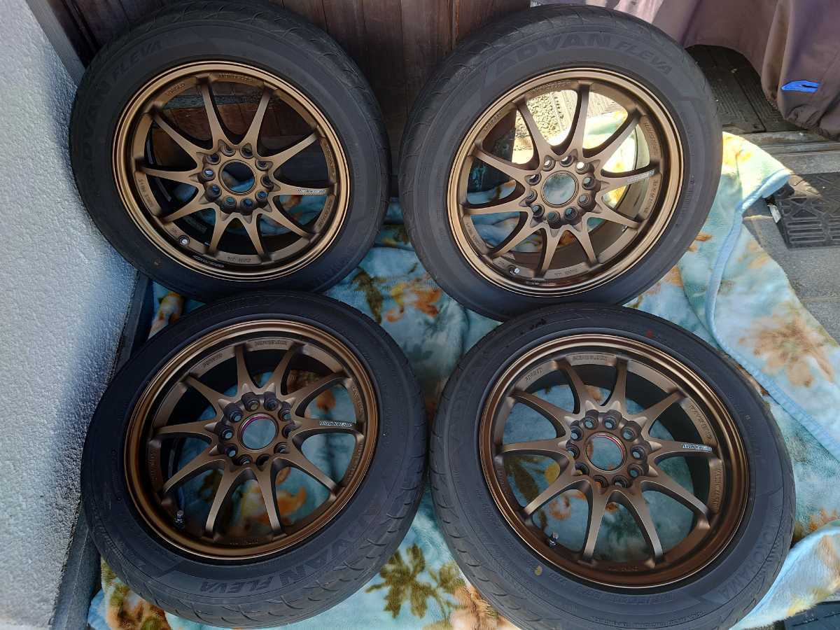 RAYS】VOLK RACING CE28N 16インチ7JJ +48 PCD114.3 5穴 ADVAN FLEVA 