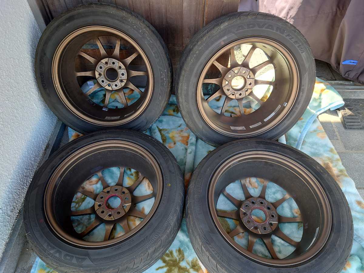 RAYS】VOLK RACING CE28N 16インチ7JJ +48 PCD114.3 5穴 ADVAN FLEVA