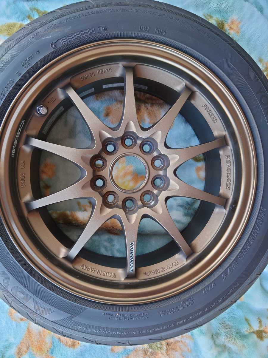 RAYS】VOLK RACING CE28N 16インチ7JJ +48 PCD114.3 5穴 ADVAN FLEVA