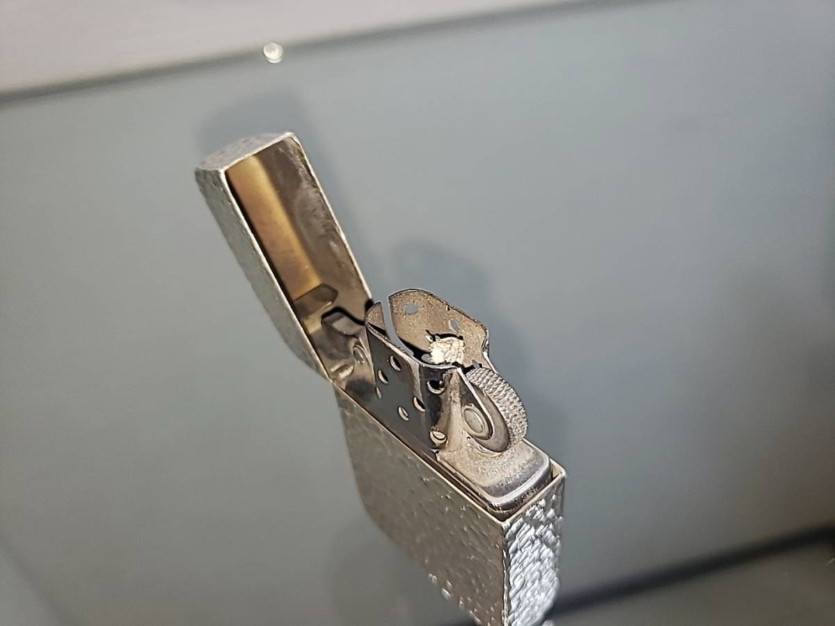 zippo スターリングシルバー ハンマートーン 1941レプリカ 2002年製 
