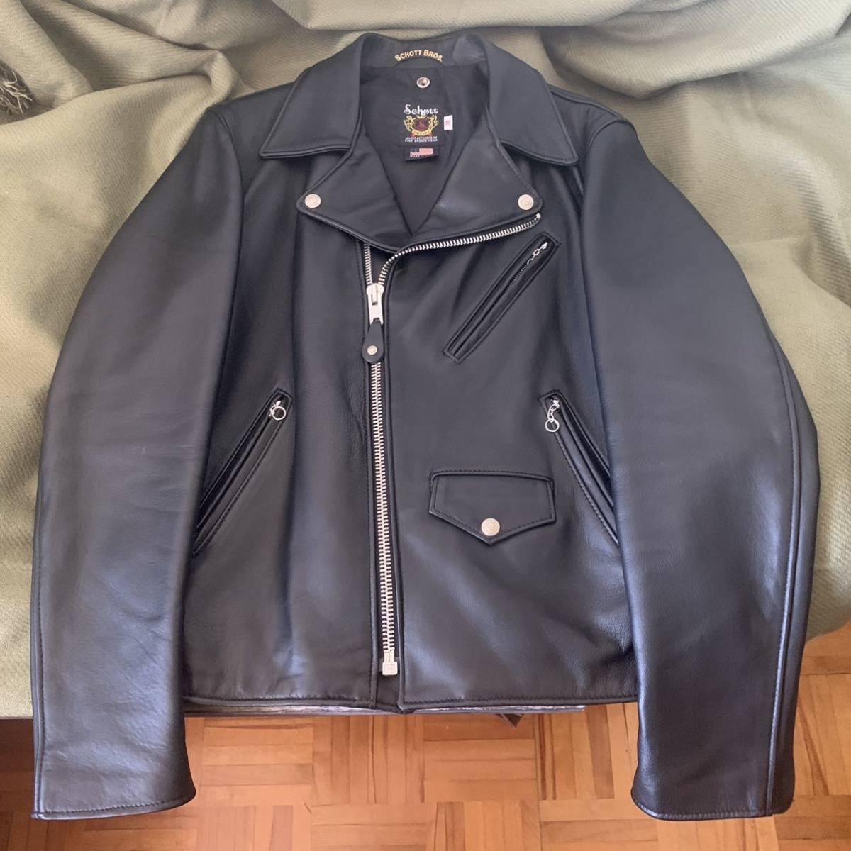 送料無料！とても美品！】schott 228us 38サイズ 7525 上野商会 国内 