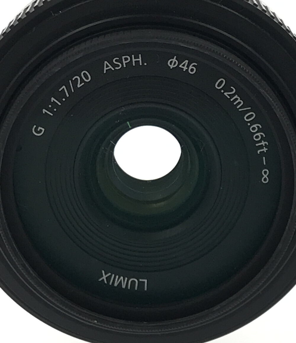 訳あり パナソニック 交換用レンズ LUMIX G 20mm F1.7 ASPH