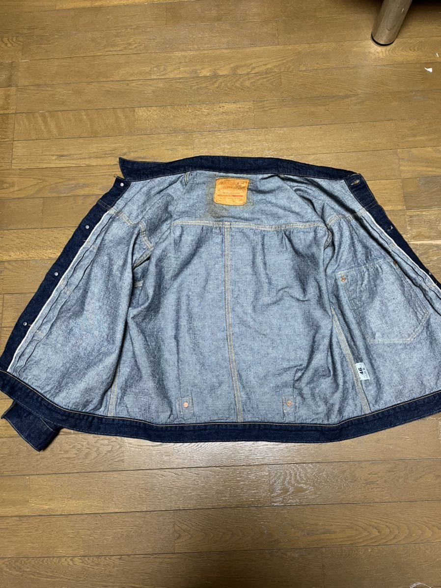 美品size46】WAREHOUSE 2001xx 2000xx T-BACK Copper colored steel