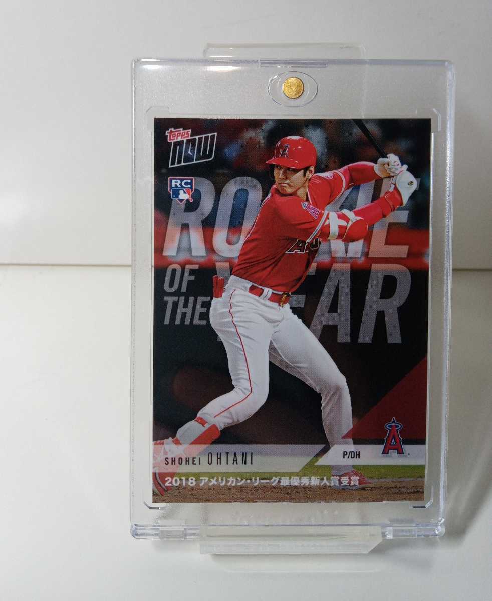 大谷翔平 2018 Topps Now 新人王受賞記念 ROY ルーキーカード Shohei 