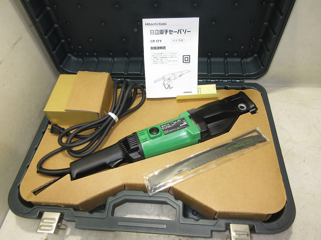 【超激得，超激得，HOT】 5197 日立 HiKOKI 電子セーバソー CR17Y バイス付(多目的用)｜売買されたオークション情報、yahooの商品情報をアーカイブ公開 - オークファン 多目的用
