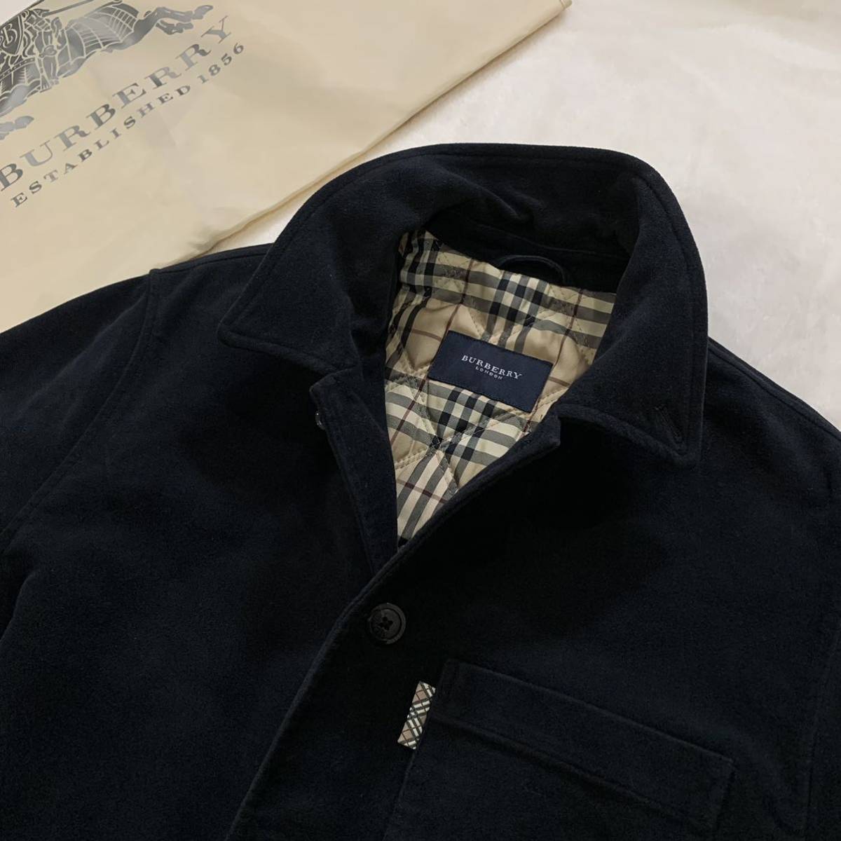 18 【希少な日本製！】良品 BURBERRY LONDON(バーバリーロンドン