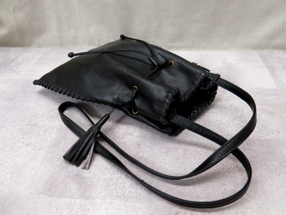 サ*ア様 レア SAINT LAURENT バック ワンショルダー 巾着 サンロ