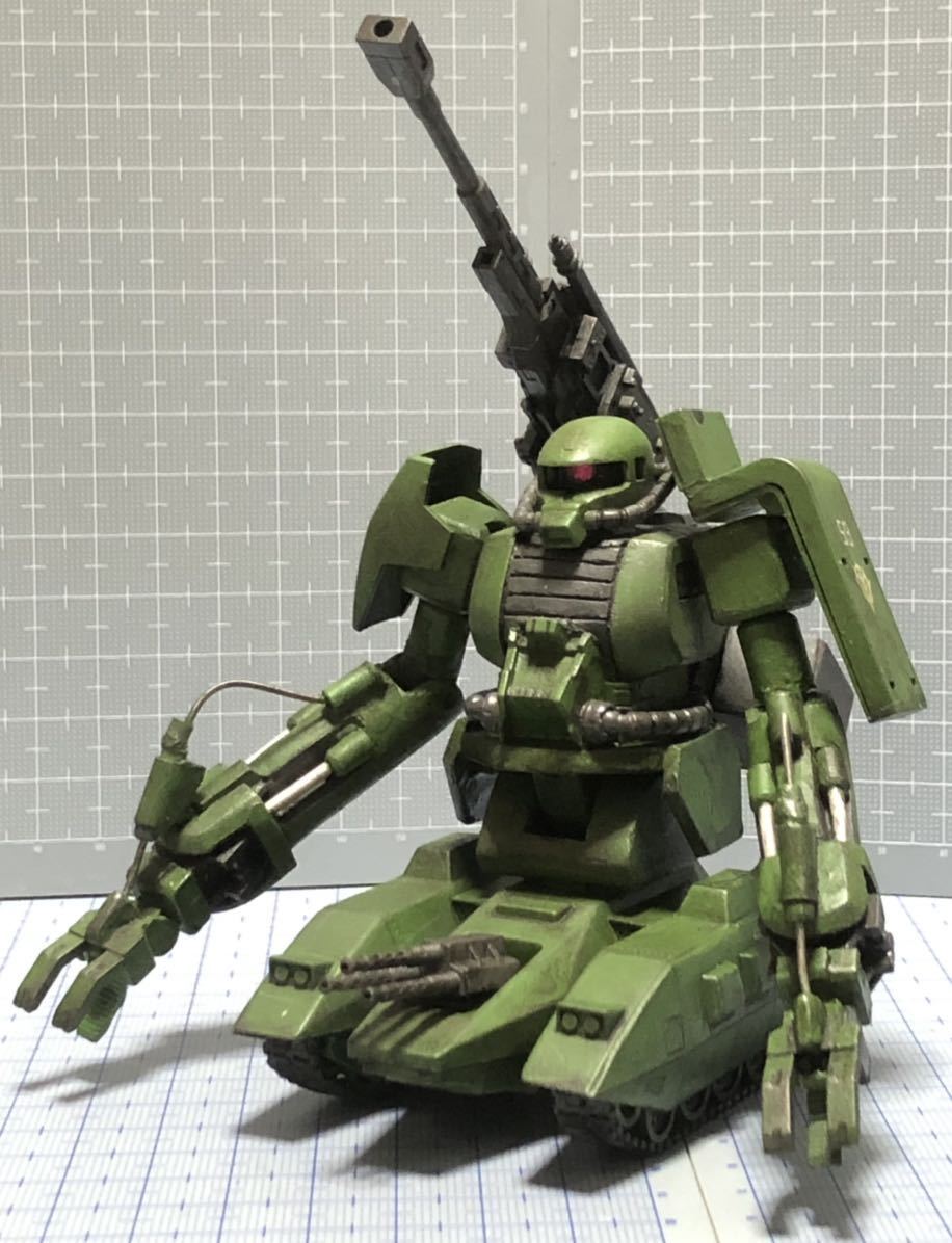ザクタンク グリーンマカク〔 MS-06V-6〕旧キット 1/144マゼラアタック
