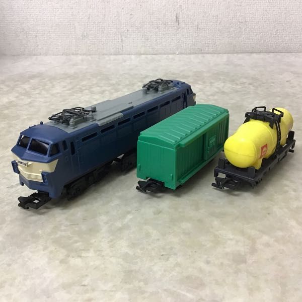 1円～ トミー スーパーレール 前照灯・汽笛付 EF-66セット /鉄道(鉄道 