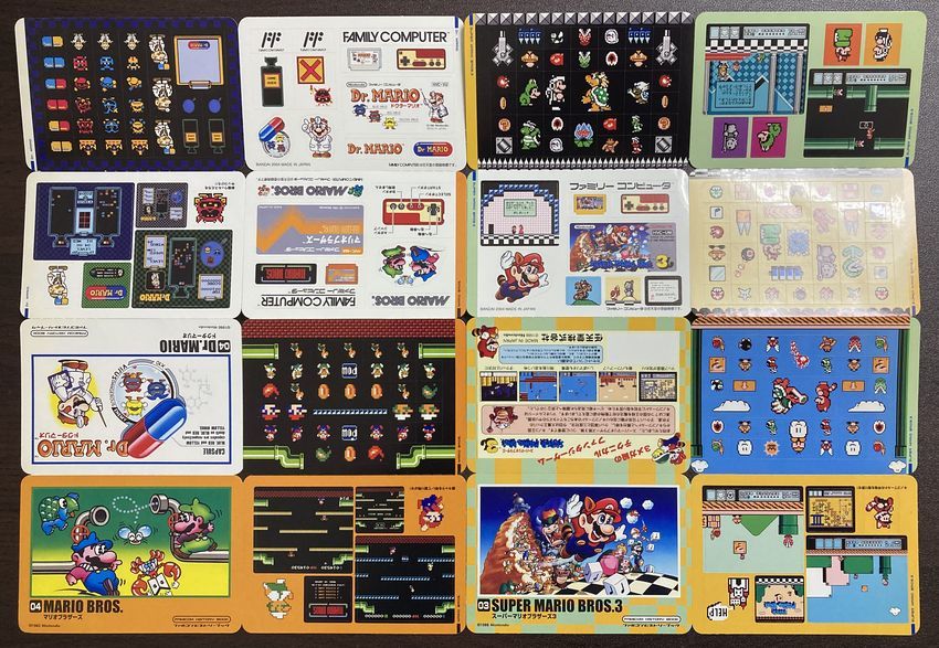 入手困難品 パタパタシールダス ファミコンHISTORYBOOK マリオ