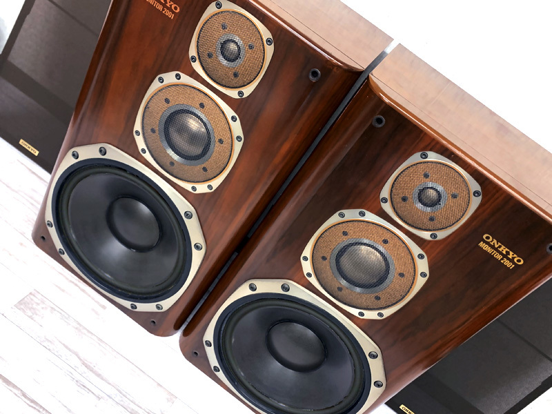 □ONKYO Monitor 2001 スピーカー 3ウェイ 2台セット オンキョー 