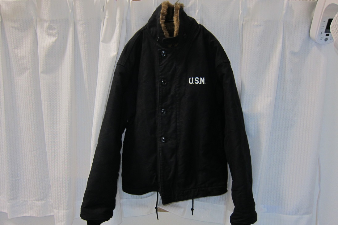 HOUSTON / ヒューストン 65913 US NAVY WWII DECK JACKET N-1デッキ 