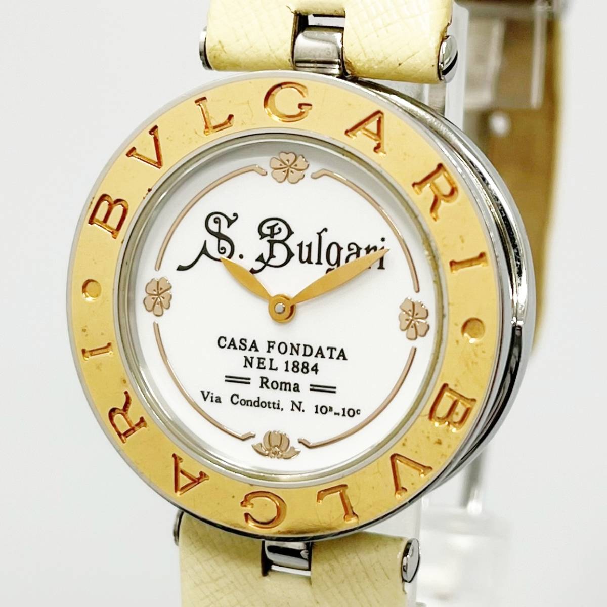 1円スタート】【美品】125周年記念モデル BVLGARI ブルガリ BZ30SG 
