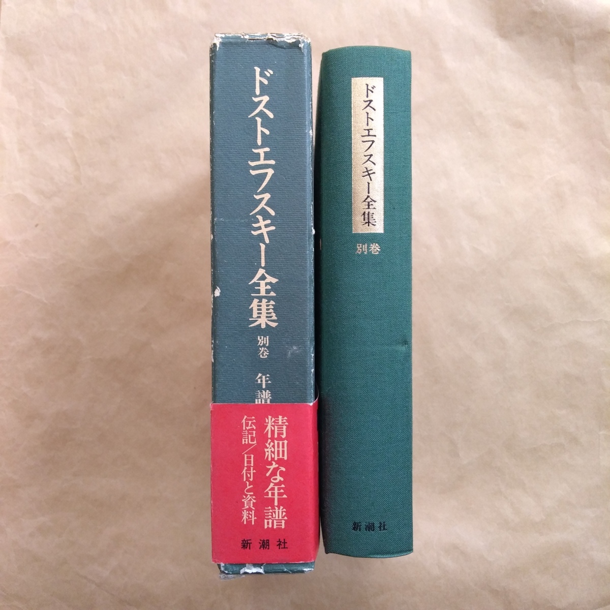 ○ドストエフスキー全集 別巻 年譜(伝記、日付と資料) グロスマン 1980 