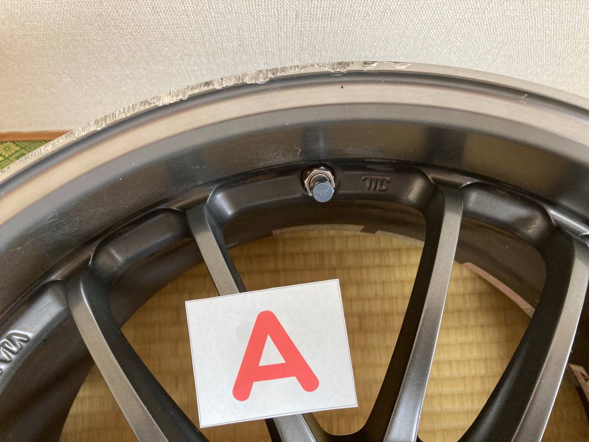 中古 希少 RAYS RE30 18インチ 9.5J +35 PCD 114.3 ガンメタ（海外向け 