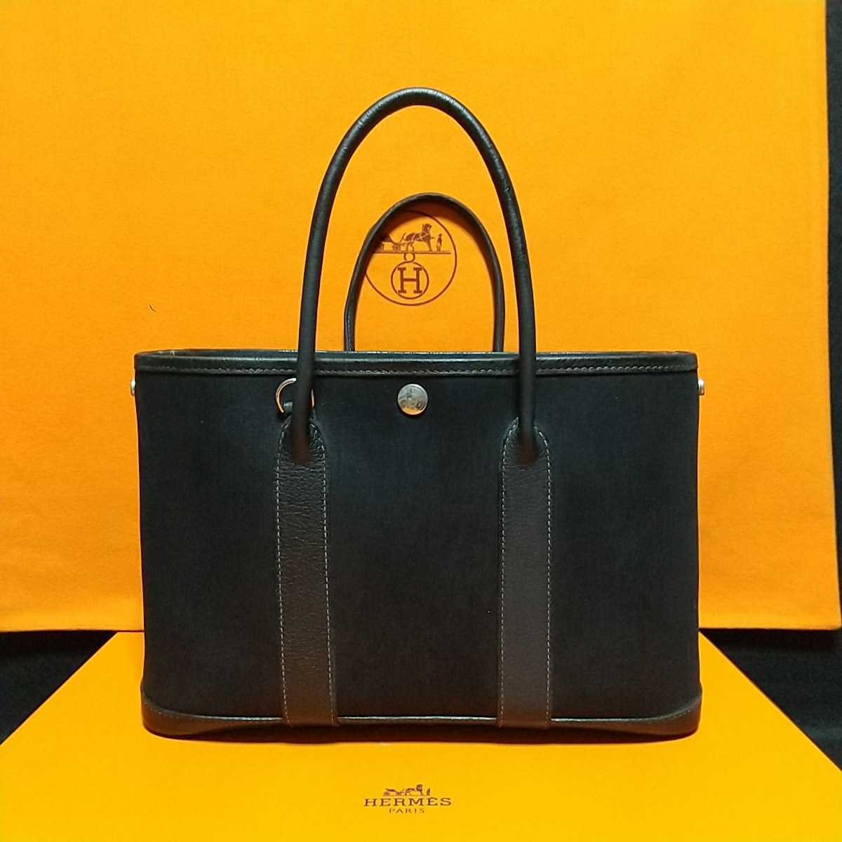 1円～美品♪本物 HERMES エルメス ガーデンパーティ TPM 30 ガーデン 