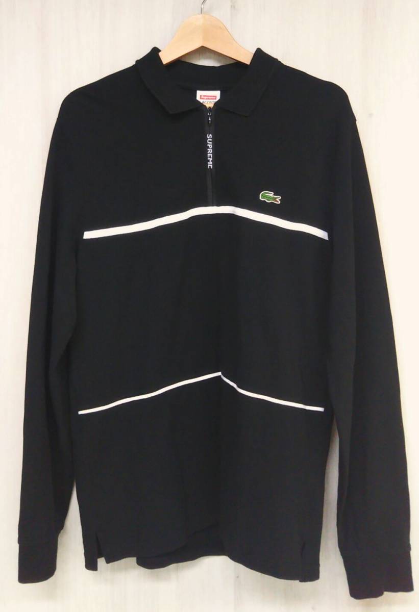 LACOSTE × Supreme ラコステ×シュプリーム 長袖ポロシャツ【PH1863