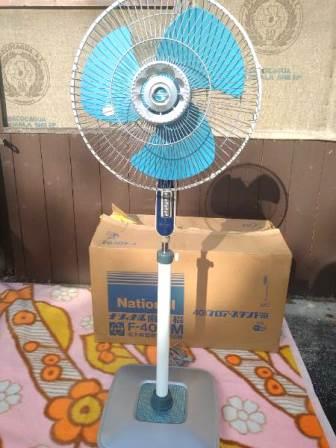 昭和レトロ 家電 ナショナル 松下電器 F-40V1M 大型扇風機 キャスター 