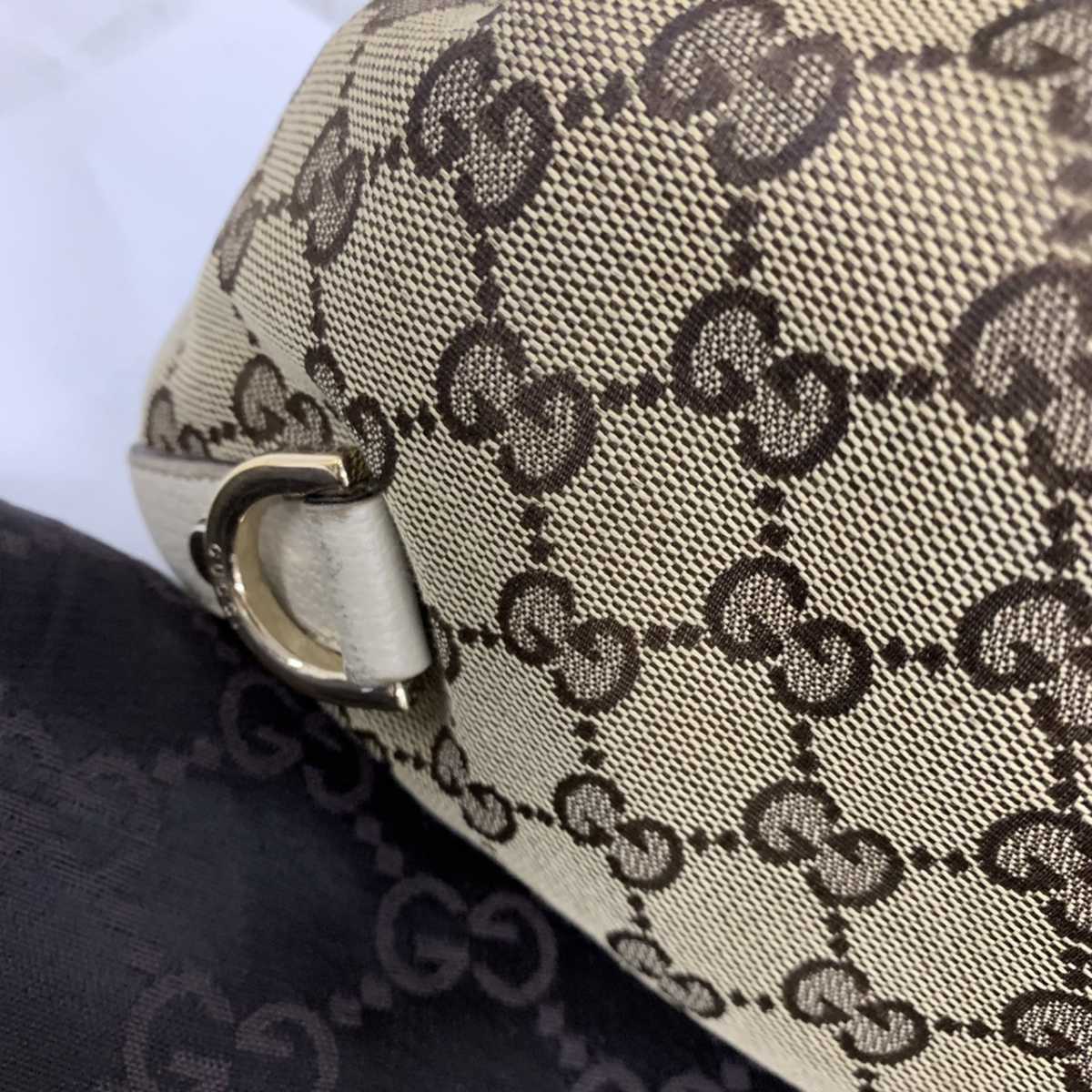 GUCCI グッチ 131326 204991 アビー GGキャンバス×レザー ゴールド金具 