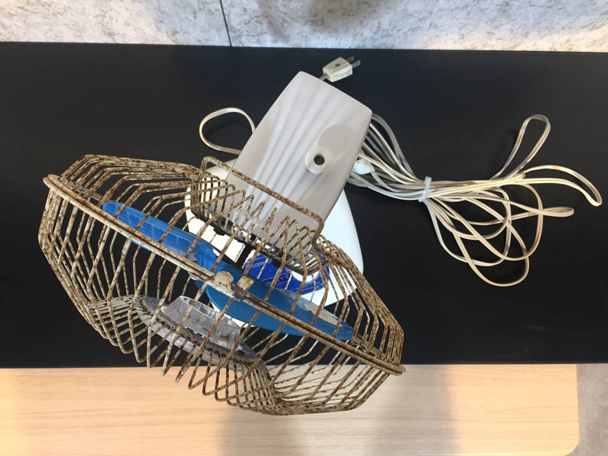 扇風機 』 小型 レトロ扇風機 HORIE ホリエ電機㈱ HF-20DL すず風 首振 