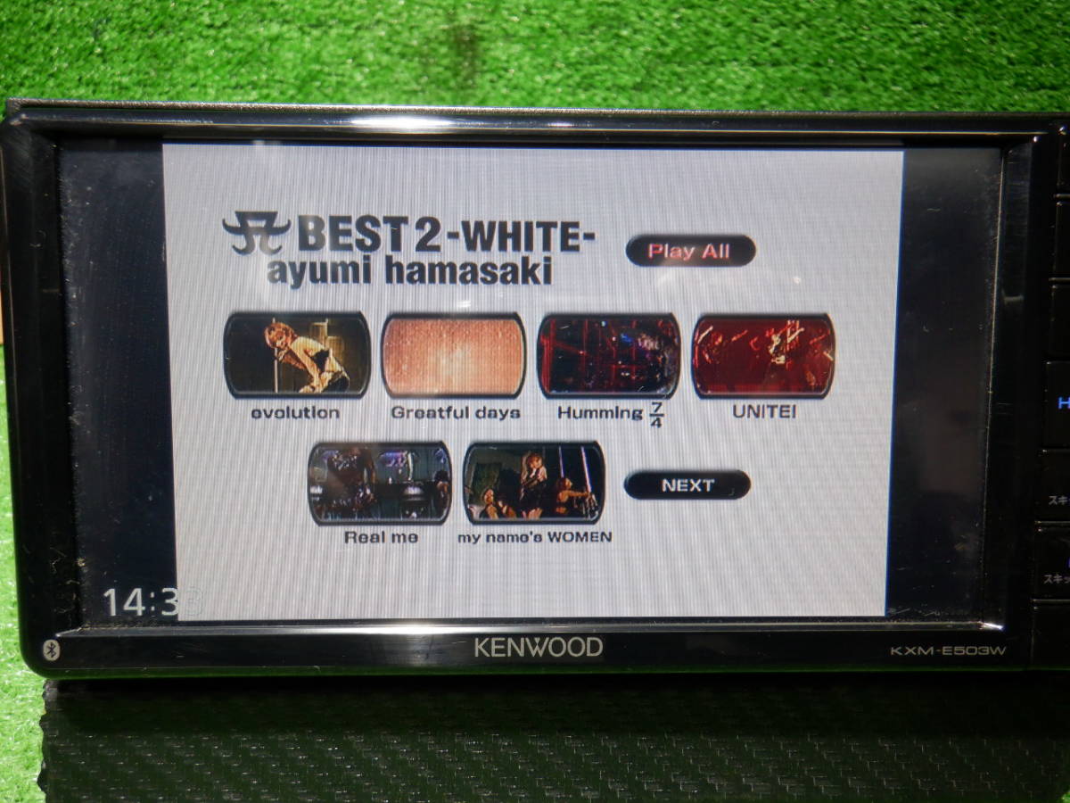 ☆ スズキ 純正オプション メモリーナビ KENWOOD KXM-E503W 地図データ