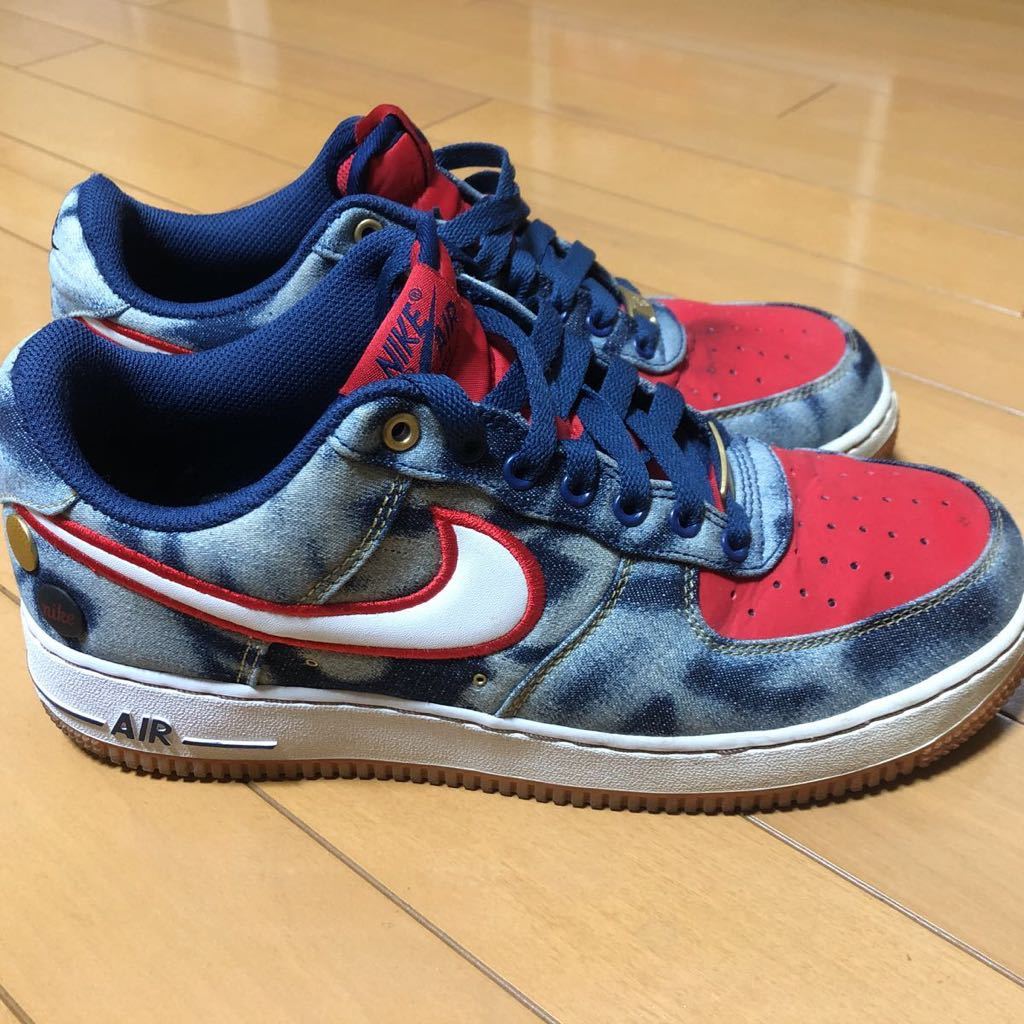 数量限定，豊富な NIKE AIR FORCE 1 LOW エアフォース１ ロー デニム 26.5cm ナイキ(26.5cm)｜売買されたオークション情報、yahooの商品情報をアーカイブ公開 - オークファン 26.5cm