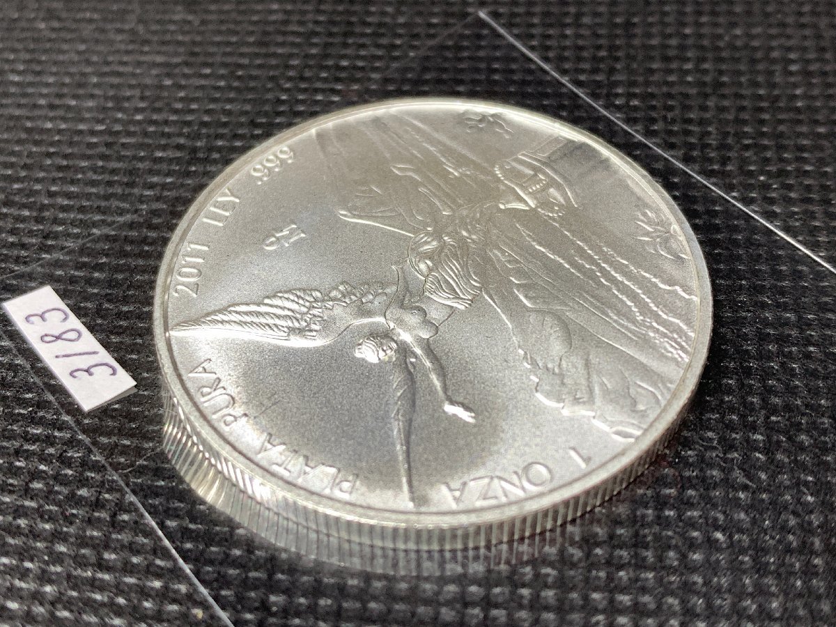 31.1グラム 99.9% 純銀 2011年 メキシコ リベルタード 銀貨 1oz 1 