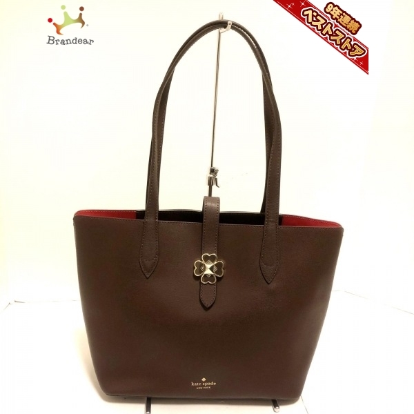 新品未使用品　kate spade トートバッグ ケイトスペード Kate spade トートバッグ WKRU6287 - レザー ボルドー