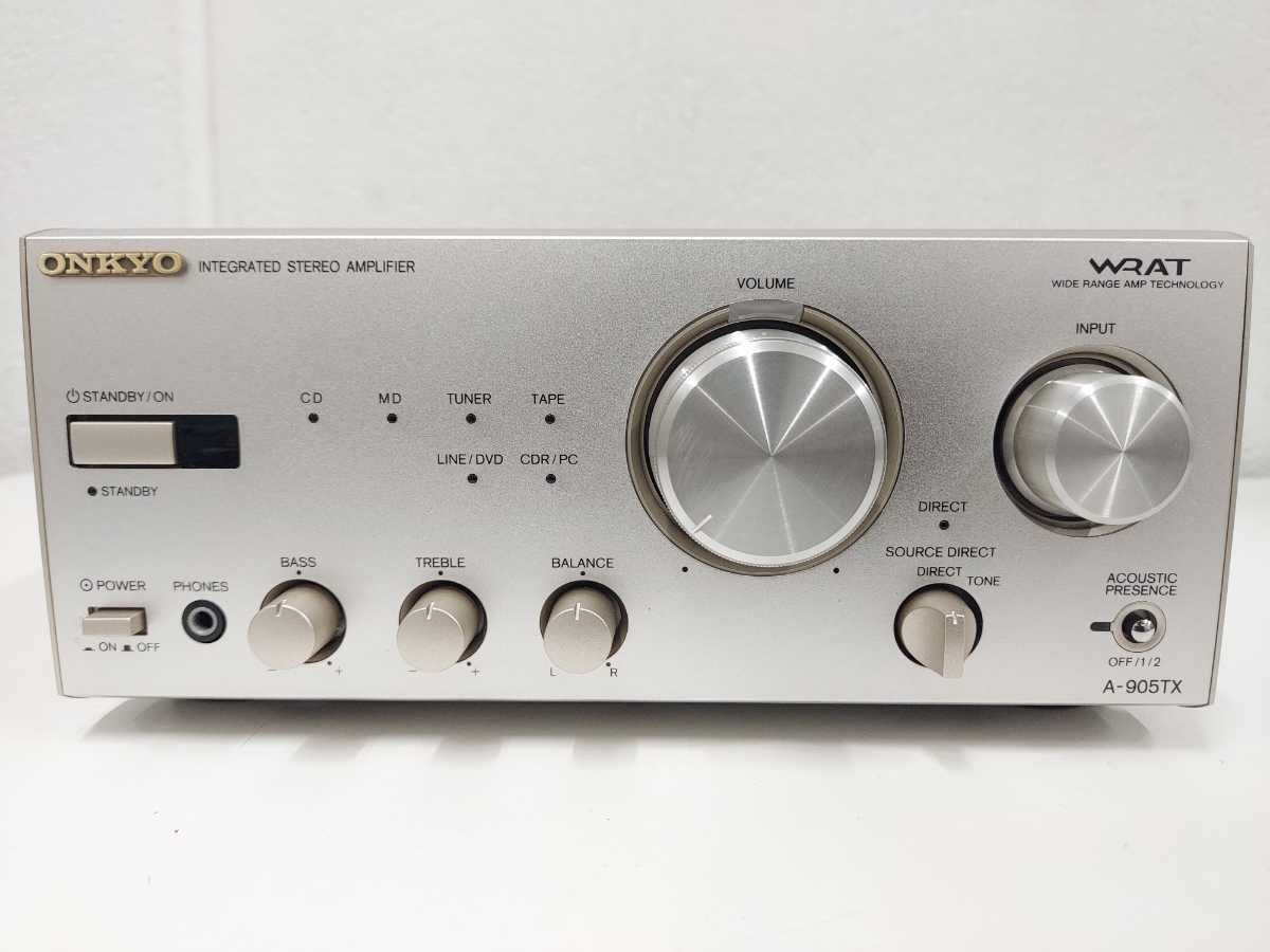 販促キング ☆動作良好品☆ONKYO/オンキョウ☆WRAT/プリメインアンプ