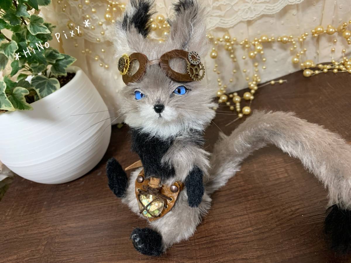 HiNo pixy ねこ ハンドメイド ぬいぐるみ 追加あり(9/4) HiNo pixy様