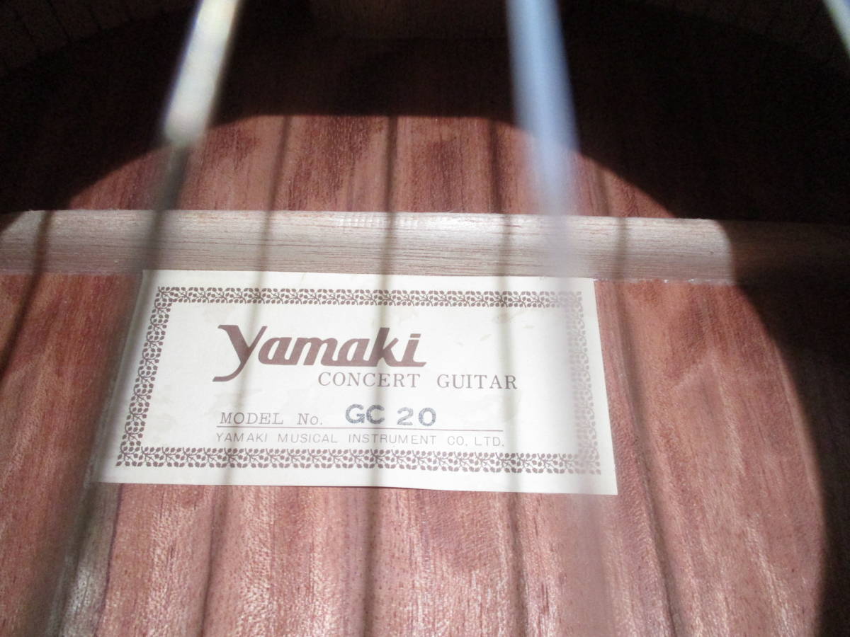 ◇YAMAKI ヤマキ GC20 クラシックギター コンサートギター ハード 