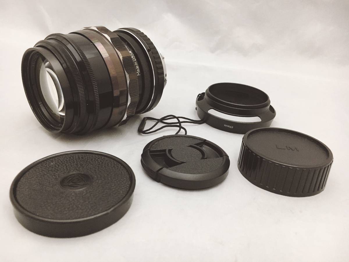 221　新品同様　1978年製造　JUPITER-9 ジュピター　アダプター付 ジュピター9 JUPITER-9 85mm F2 改造済みマウントアダプター付き 旧
