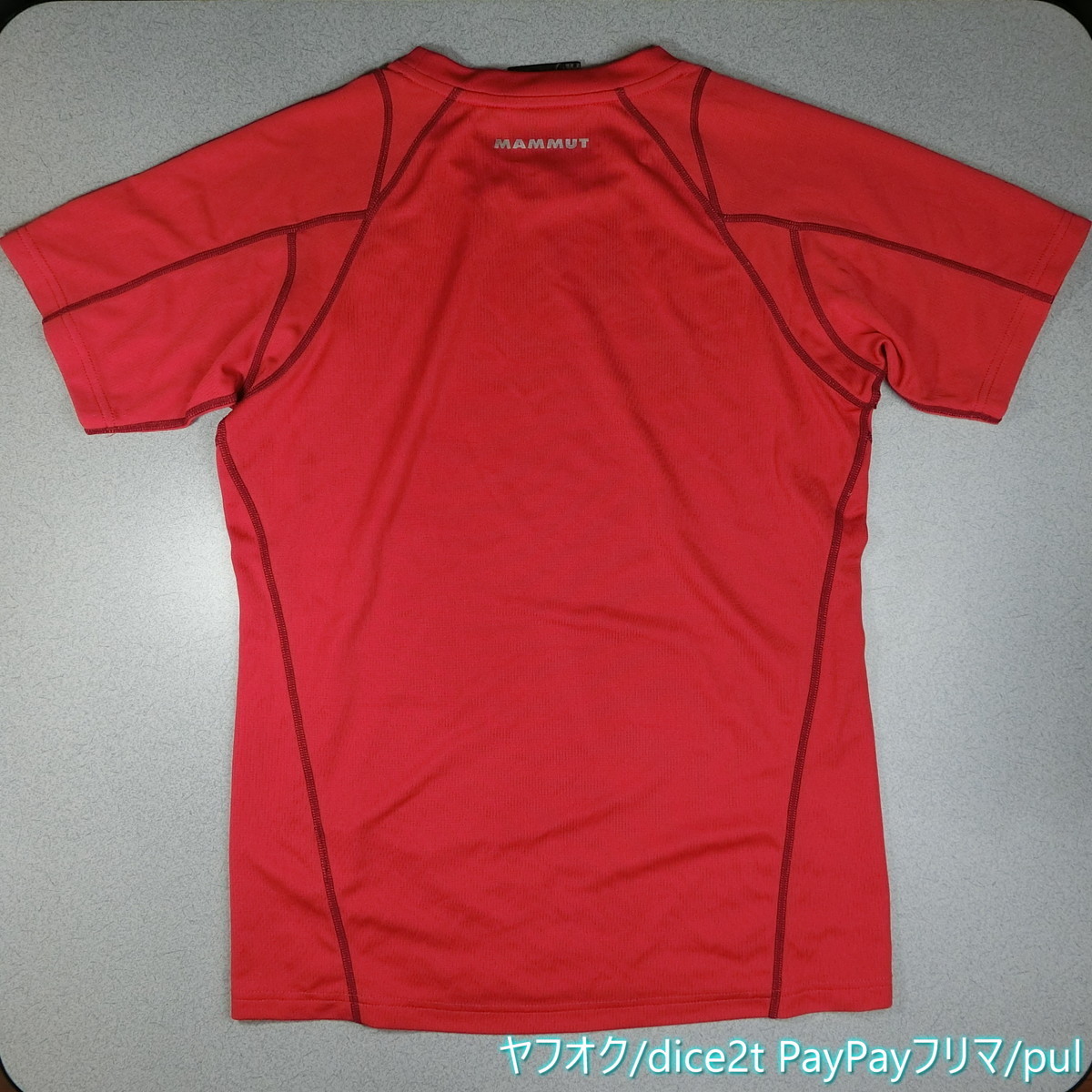 MAMMUT マムート POLARTEC エレメント 半袖Tシャツ レッド Sサイズ
