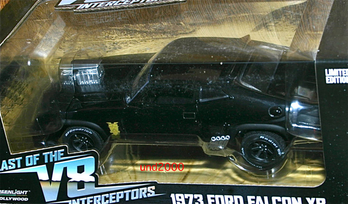 タイヤロゴ有GreenlightマッドマックスMad Max 1/24 インターセプター