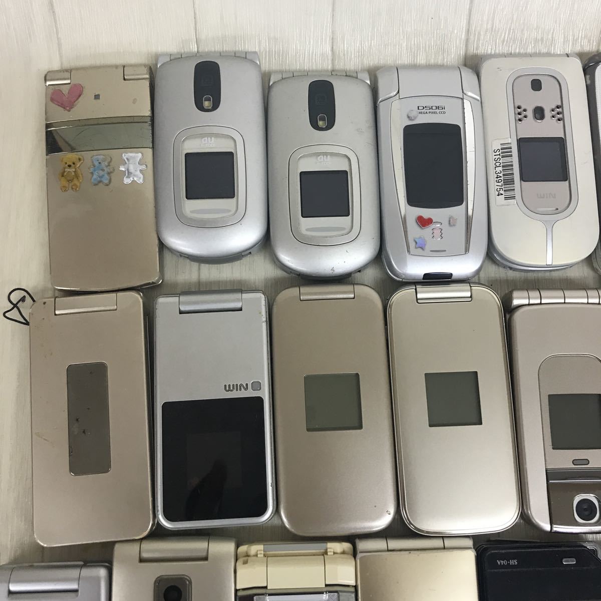 B0057 ガラケー まとめ 66点 大量 セット docomo ソフトバンク au 他