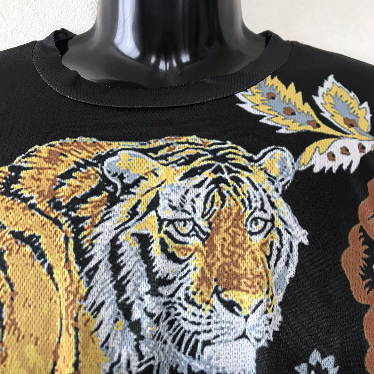 アニマル柄 和柄 虎柄 タイガー 総柄 ゆるダボ 半袖 Tシャツ ブラック メンズ Xxl イラスト キャラクター 売買されたオークション情報 Yahooの商品情報をアーカイブ公開 オークファン Aucfan Com