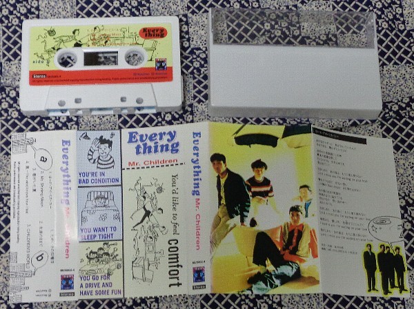 Mr Children デビューアルバム Everything カセット版 海外限定品 ミスチル ミスターチルドレン その他 売買されたオークション情報 Yahooの商品情報をアーカイブ公開 オークファン Aucfan Com