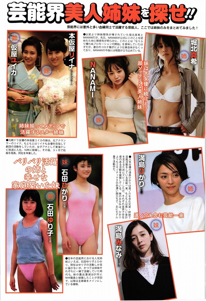 444 マリア友 新井恵理那 川田裕美 高島彩 柴田阿弥 上田まりえ 石田ゆり子 広瀬アリス 7p　切り抜き # _6