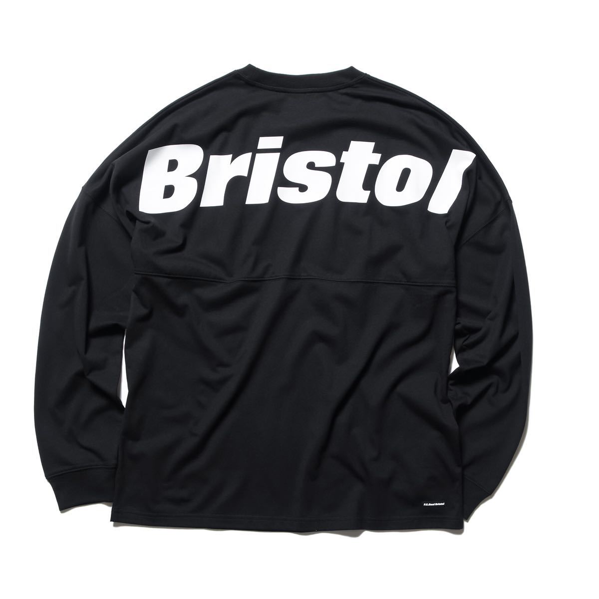 L 新品 送料無料 FCRB 22SS L/S BIG LOGO TEAM BAGGY TEE BLACK SOPH