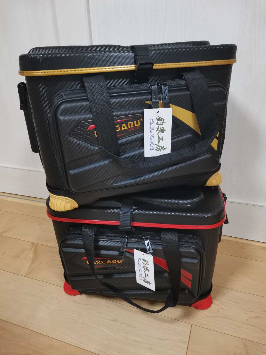 ③新品★釣楽工房製品硬質タックルバックT-0080、容量25L ボックス